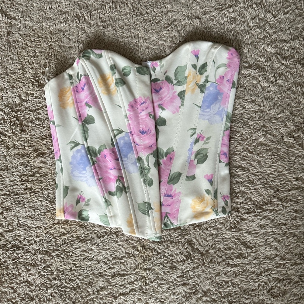 Zara floral corset. XS